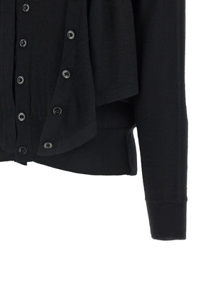 Lemaire Schwarzer Wollcardigan
