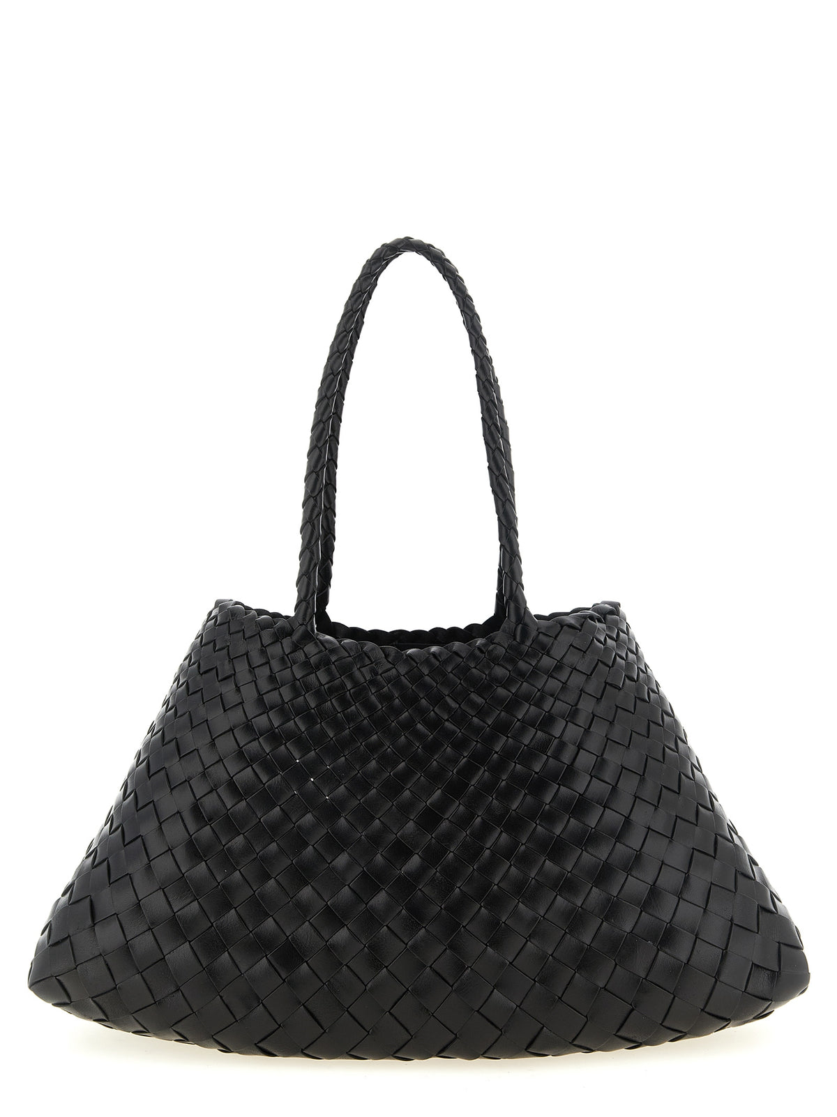 Dragon Diffusion Schwarze Kalbsleder-Schultertasche