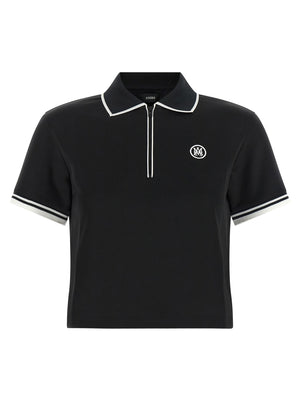 Amiri Schwarzes Poloshirt aus Polyester