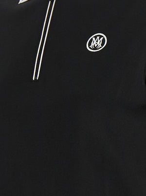 Amiri Schwarzes Poloshirt aus Polyester
