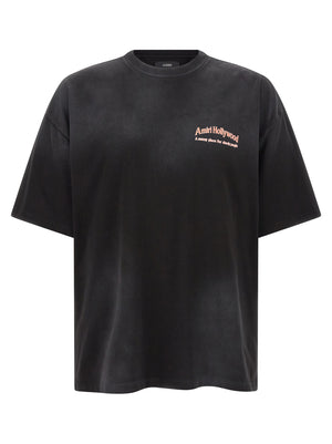 Amiri Schwarzes Baumwoll-T-Shirt