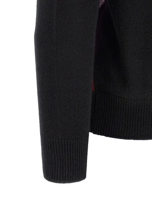 Ballantyne Schwarzer Kaschmir-Cardigan