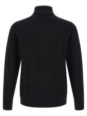 Ballantyne Schwarzer Kaschmir-Cardigan