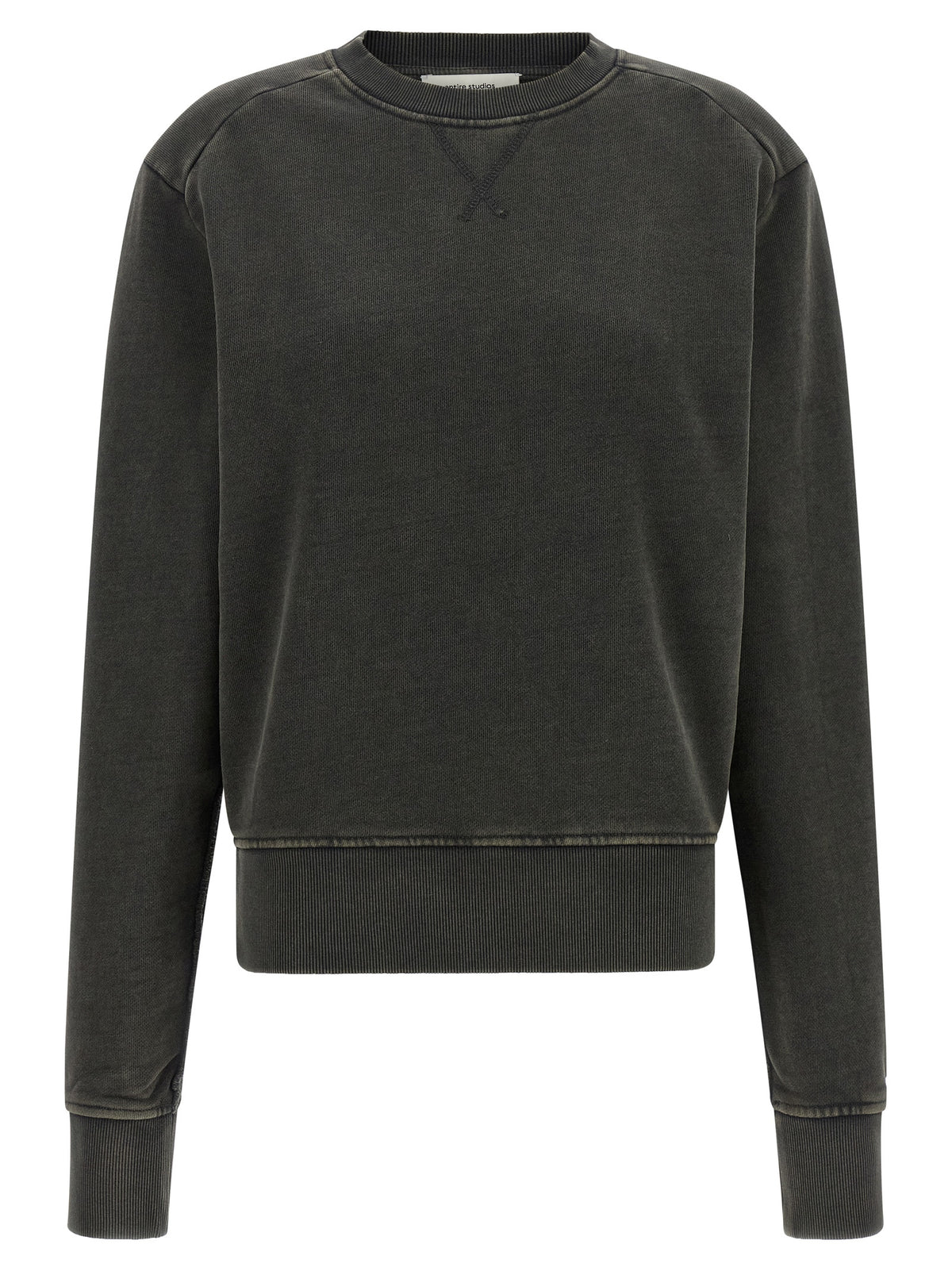 Entire Studios Schwarzer Baumwoll-Sweatshirt