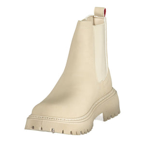 U.S. POLO ASSN. Beige Polyurethane Damen-Stiefeletten