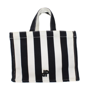 Patou Schwarze Stoffhandtasche