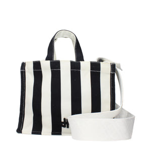 Patou Schwarze Stoffhandtasche