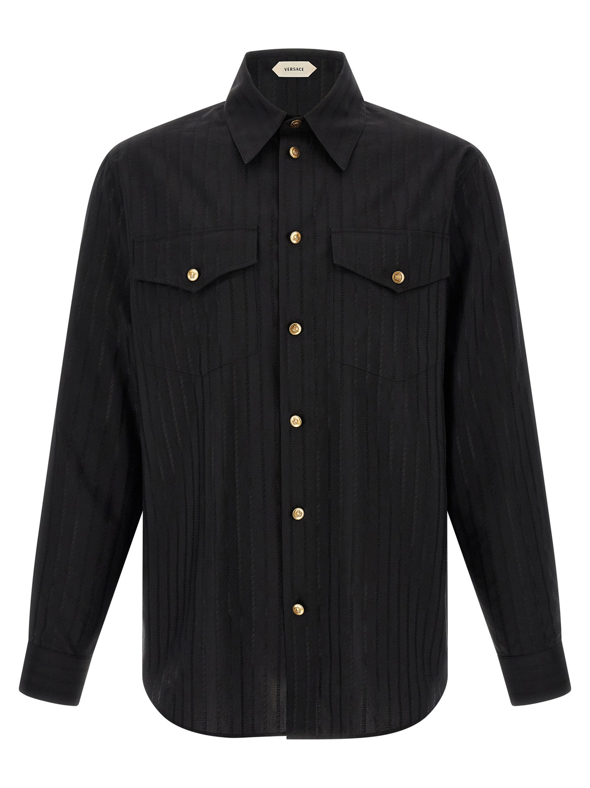 Versace Schwarze Baumwollbluse