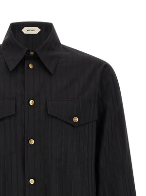 Versace Schwarze Baumwollbluse