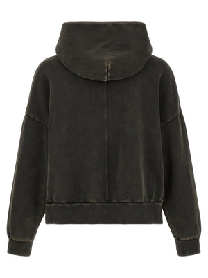 Entire Studios Schwarzer Baumwoll-Sweatshirt