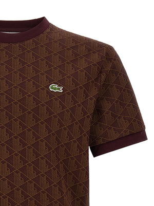 Lacoste Braunes T-Shirt aus Polyester