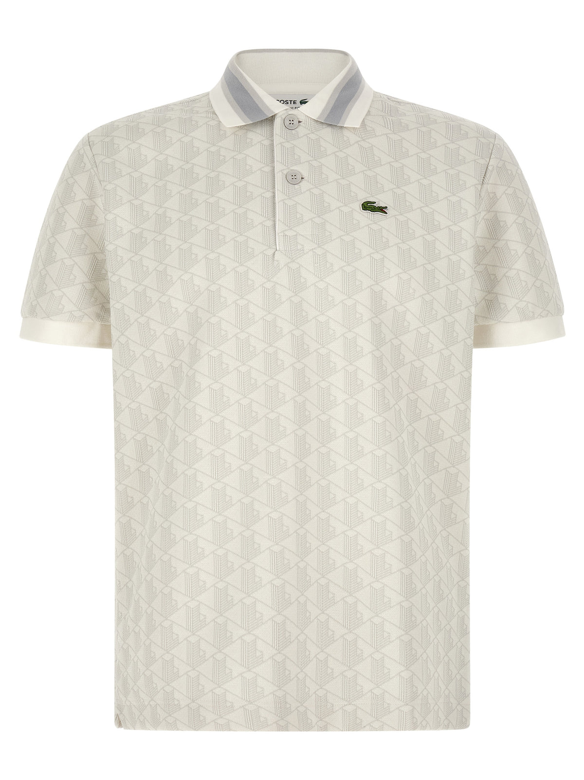 Lacoste Weißes Poloshirt aus Polyester
