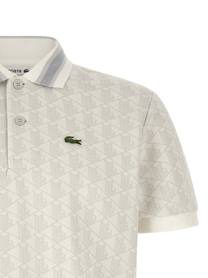 Lacoste Weißes Poloshirt aus Polyester