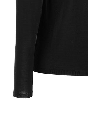 Max Mara Schwarzer Cardigan aus Schurwolle