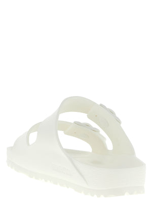 Birkenstock Weiße Polyethylen-Slipper