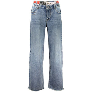 Desigual Blaue Baumwolljeans für Damen
