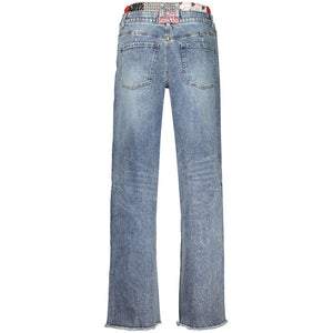 Desigual Blaue Baumwolljeans für Damen