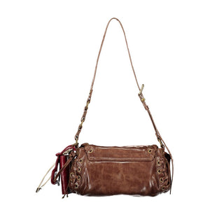 Desigual Braune Damenhandtasche aus Polyurethan
