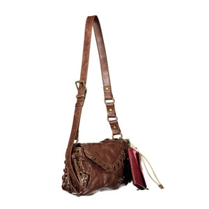 Desigual Braune Damenhandtasche aus Polyurethan