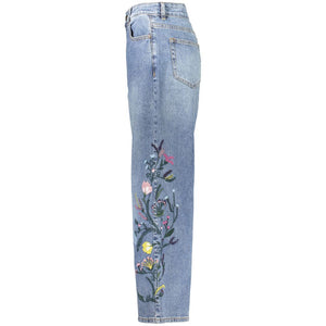 Desigual Damenjeans aus Baumwolle in Blau