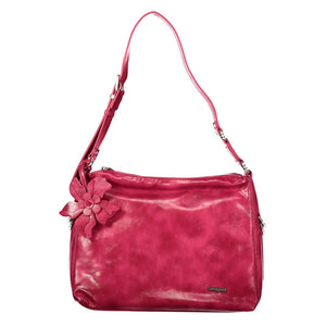 Desigual Pink Polyurethane Damen-Tasche