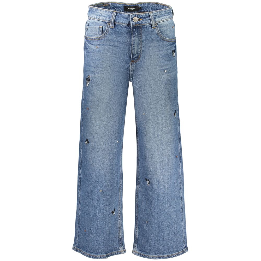 Desigual Damen-Jeans aus Baumwolle in Blau