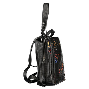 Desigual Schwarzer Rucksack aus Polyurethan für Damen