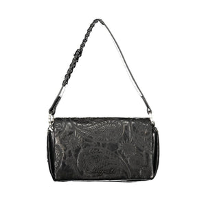 Desigual Schwarze Polyethylen-Handtasche