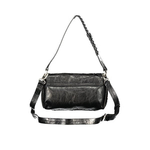 Desigual Schwarze Polyethylen-Handtasche