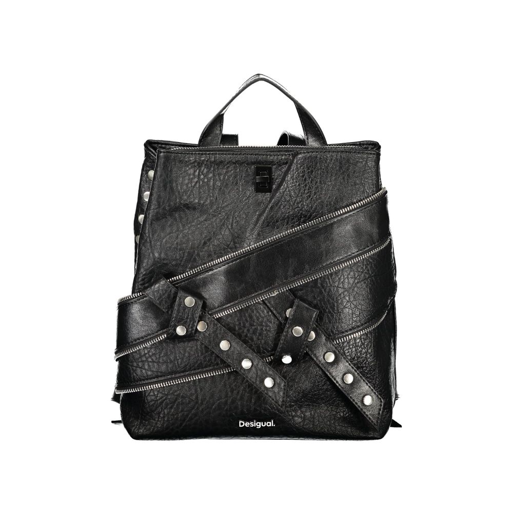 Desigual Schwarzer Rucksack aus Polyethylen
