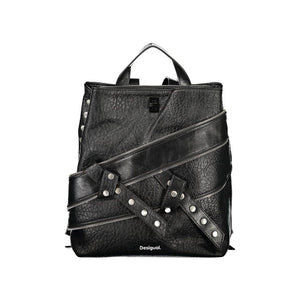 Desigual Schwarzer Rucksack aus Polyethylen