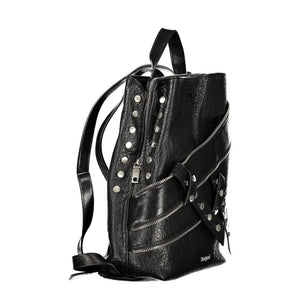 Desigual Schwarzer Rucksack aus Polyethylen