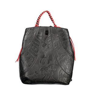 Desigual Schwarzer Rucksack aus Polyethylen