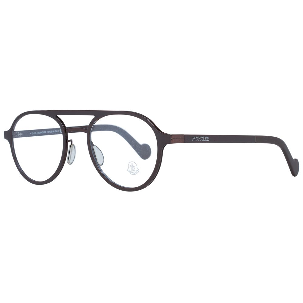 Moncler Braune Metallbrille (Fassung)
