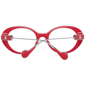 Moncler Rote Brille aus Metall & Kunststoff (Fassung)