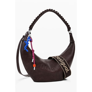 Desigual Braune Handtasche aus Polyethylen