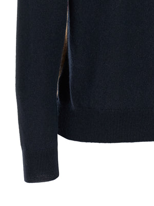 Ballantyne Brauner Kaschmir-Strickjacke