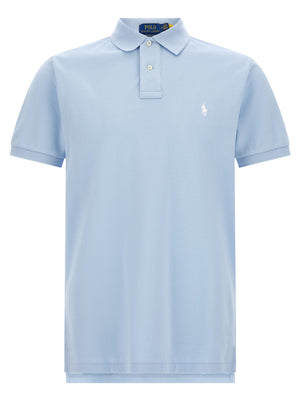 Polo Ralph Lauren Blaues Baumwoll-Polohemd