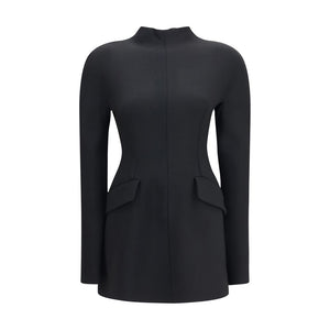 Max Mara Schwarzes Polyamid-Freizeitkleid