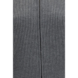 Max Mara Grauer Woll Cardigan Ovis Aries