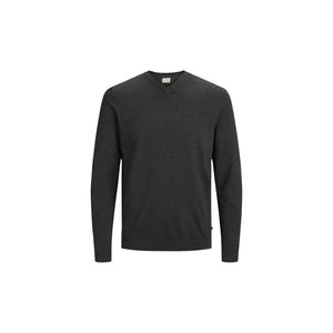 Jack Jones Grauer Baumwollpullover