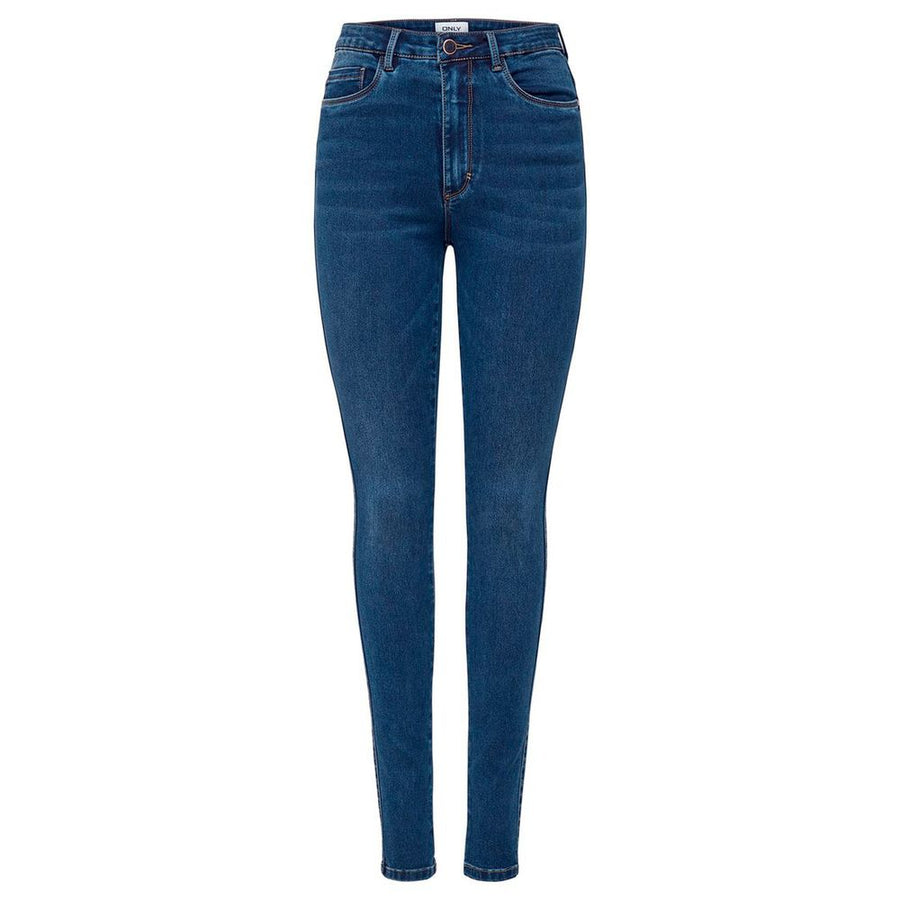 Only Blaue Baumwoll-Skinny-Jeans