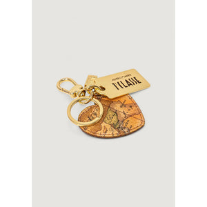 Alviero Martini Prima Classe Beige Leder Schlüsselanhänger