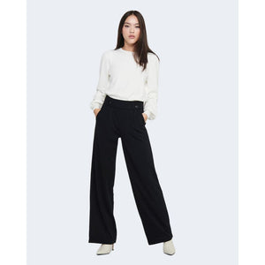 Jacqueline De Yong Schwarze Freizeithose aus Polyester