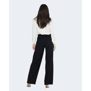 Jacqueline De Yong Schwarze Freizeithose aus Polyester