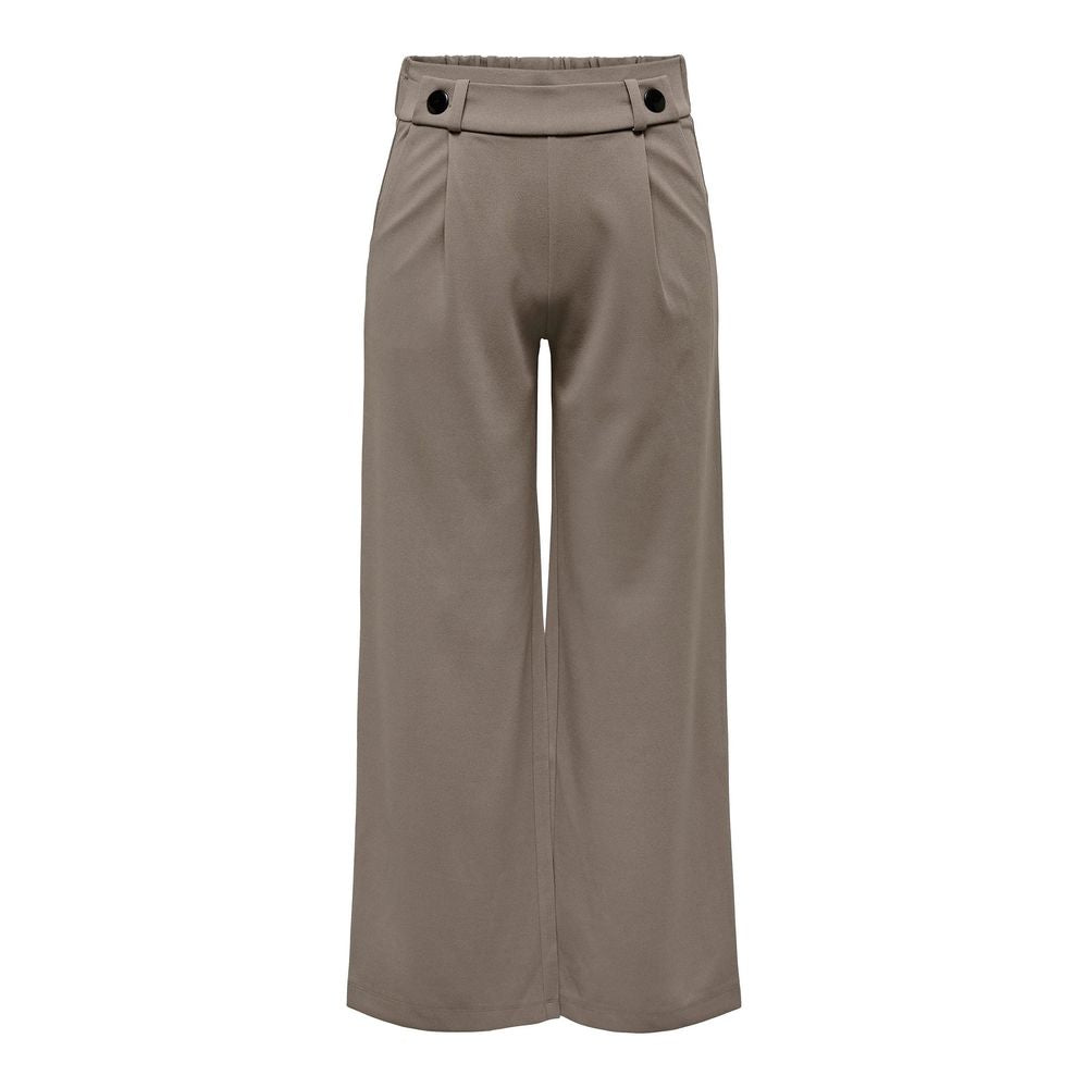 Jacqueline De Yong Braune Freizeithose aus Polyester