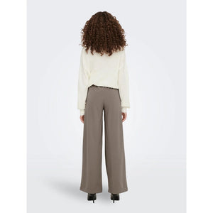 Jacqueline De Yong Braune Freizeithose aus Polyester