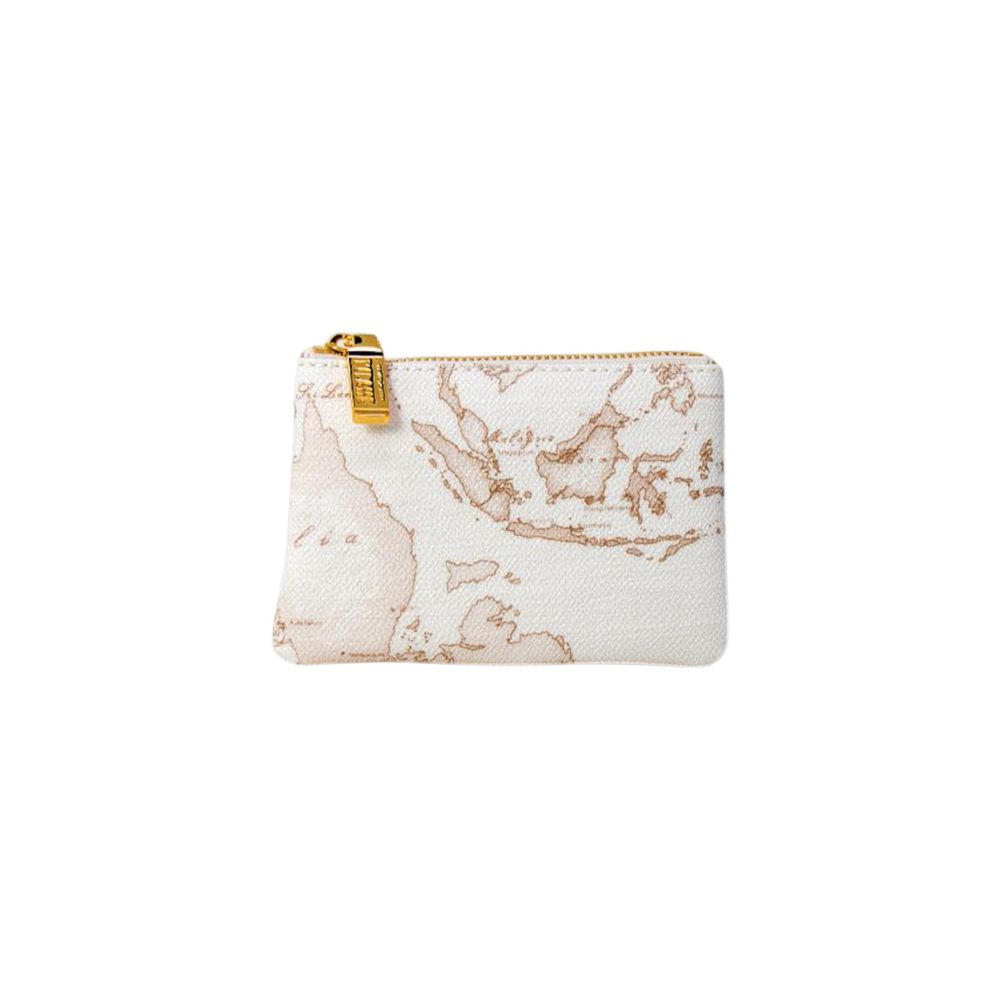 Alviero Martini Prima Classe Weiße Clutch aus Polyethylen