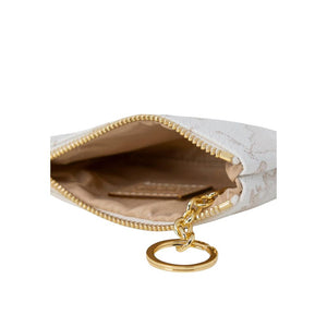 Alviero Martini Prima Classe Weiße Clutch aus Polyethylen