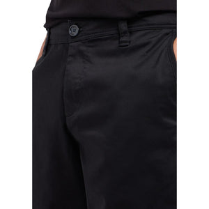 Armani Exchange Schwarze Baumwoll-Bermudashorts